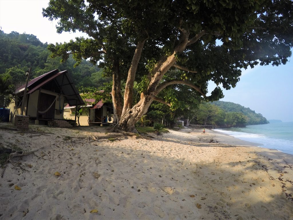 The beach right at our doorstep.