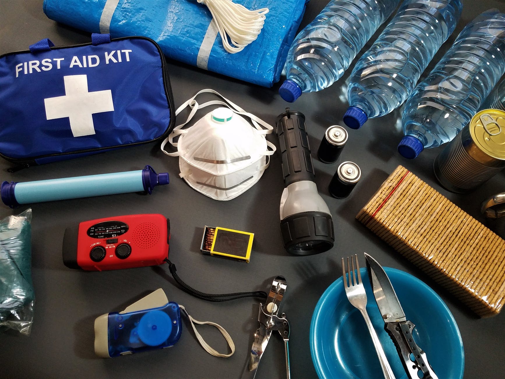 first aid and surival kits